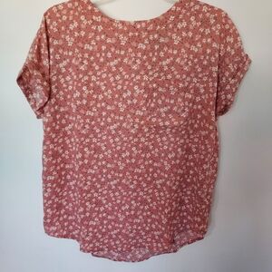 Buffalo David Bitton Rose Floral Top Ditsy Daisy Feminine Casual Cottagecore